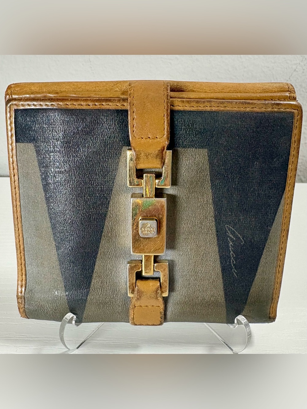 GUCCI Jackie Leather Wallet